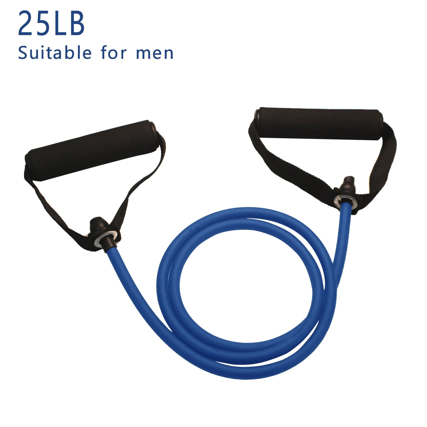 Motståndsband med handtag, träningsband, träningsband med handtag för män och kvinnor, styrketräningsutrustning för hemmabruk