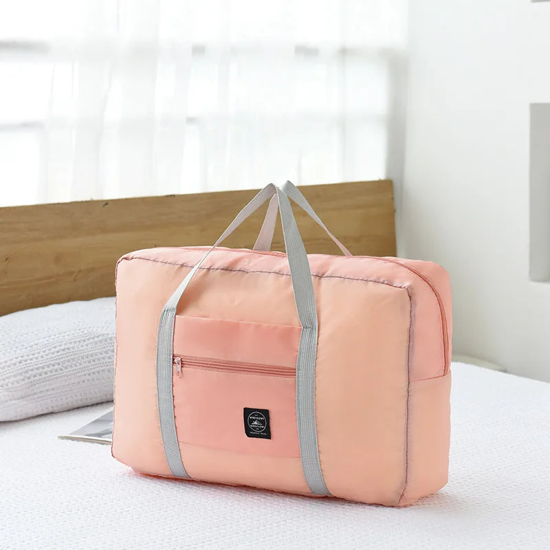 New Nylon Foldable Travel Bags Unisex Large Capacity Shoulder Bag Luggage Women WaterProof Handbags Travel Bags