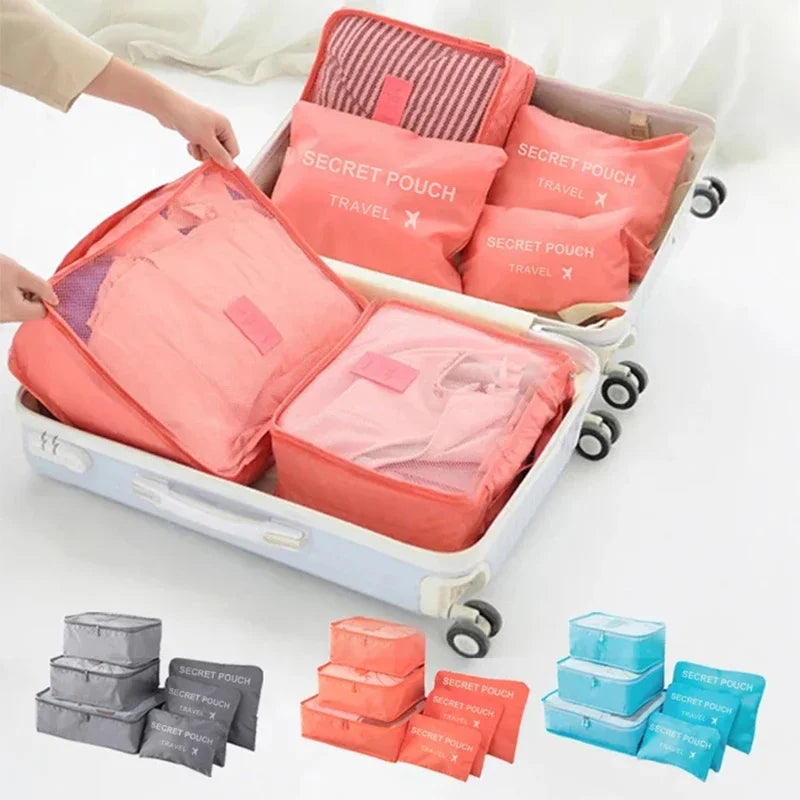 VoyageSet 6-pack waterproof travel storage bags