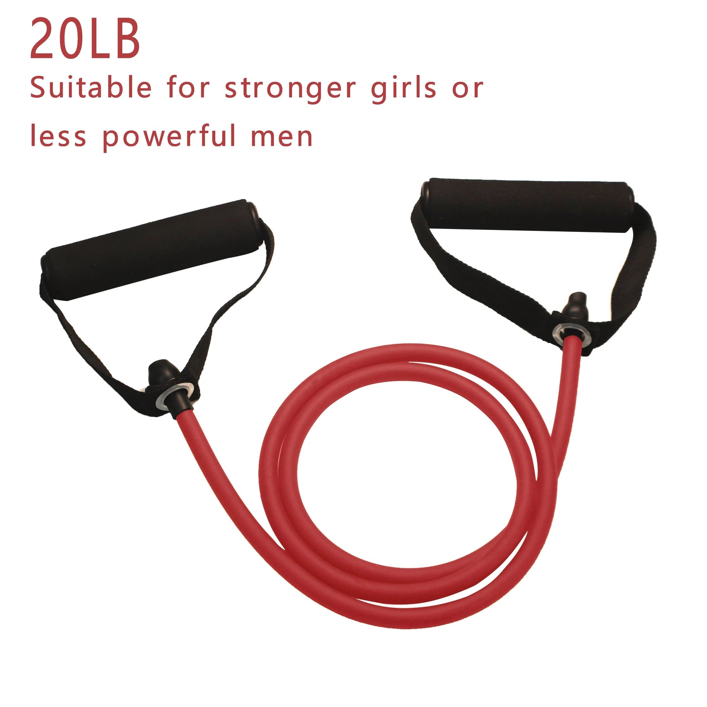 Motståndsband med handtag, träningsband, träningsband med handtag för män och kvinnor, styrketräningsutrustning för hemmabruk 