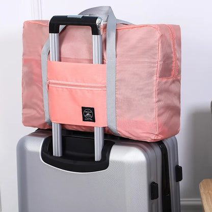 New Nylon Foldable Travel Bags Unisex Large Capacity Shoulder Bag Luggage Women WaterProof Handbags Travel Bags