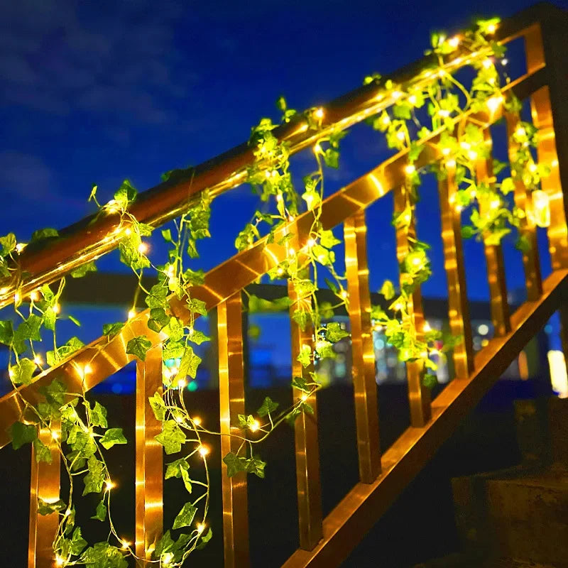 VineGlow lanterns with flowers and leaves