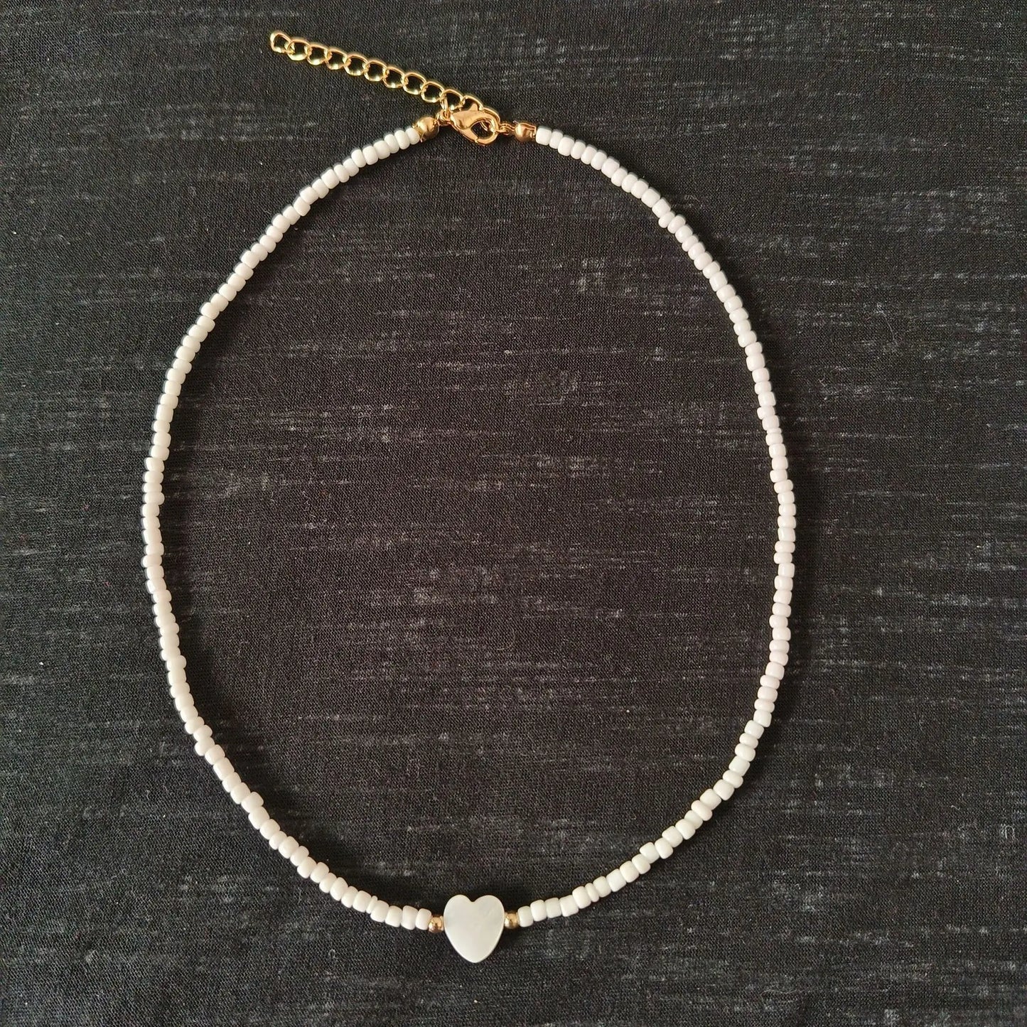Moonstone bead necklace for women