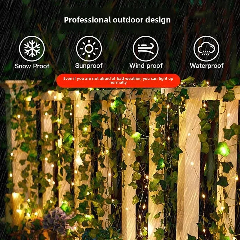 VineGlow lanterns with flowers and leaves