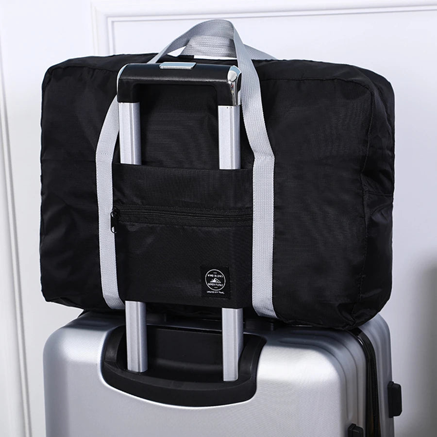 New Nylon Foldable Travel Bags Unisex Large Capacity Shoulder Bag Luggage Women WaterProof Handbags Travel Bags