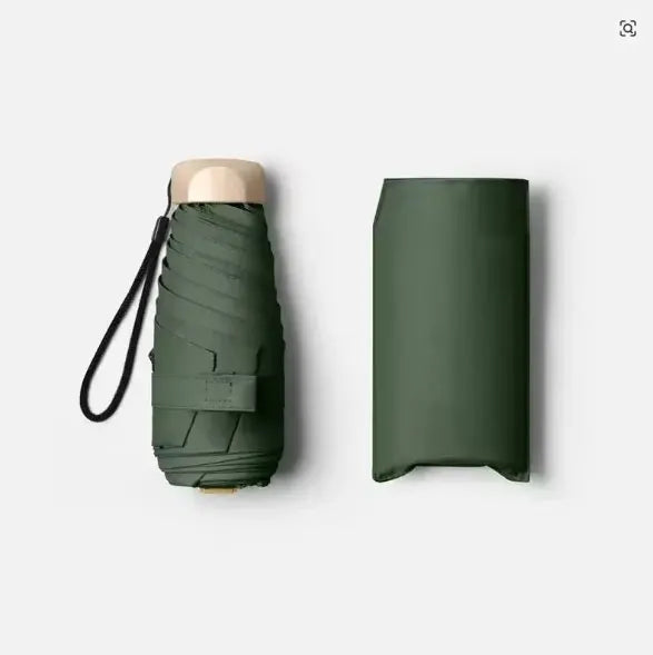Mini Sunumbrella pocket Umbrella Vinyl folding UV protection sunshade pocket umbrella Capsule umbrella 01