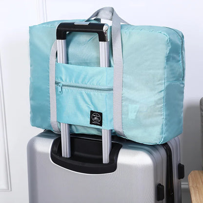 New Nylon Foldable Travel Bags Unisex Large Capacity Shoulder Bag Luggage Women WaterProof Handbags Travel Bags