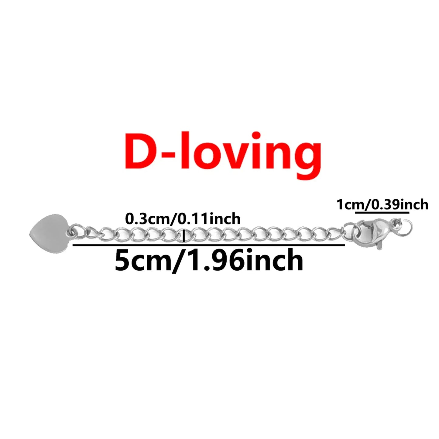 stainless steel chains.