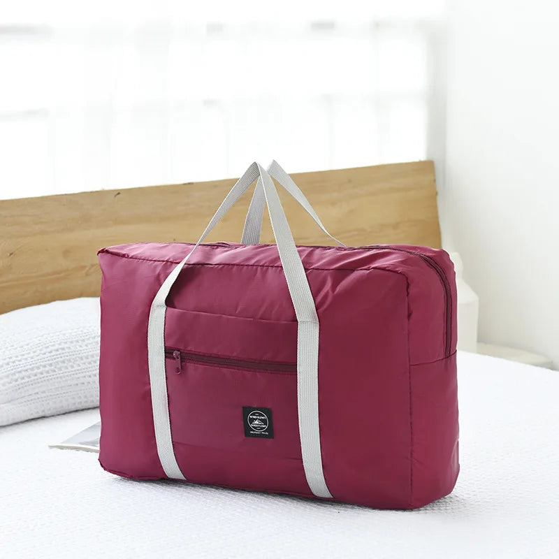 New Nylon Foldable Travel Bags Unisex Large Capacity Shoulder Bag Luggage Women WaterProof Handbags Travel Bags