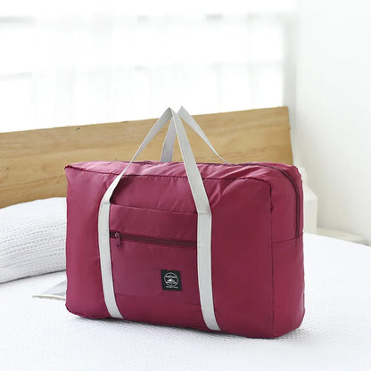 New Nylon Foldable Travel Bags Unisex Large Capacity Shoulder Bag Luggage Women WaterProof Handbags Travel Bags