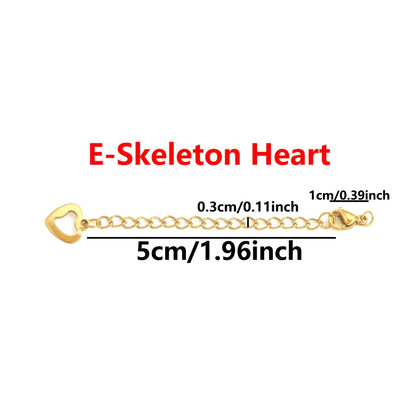 stainless steel chains.